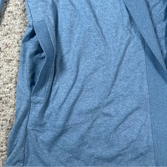 Athleta Hooded Wrap Cardigan Blue Size Large - Picture 6 of 7